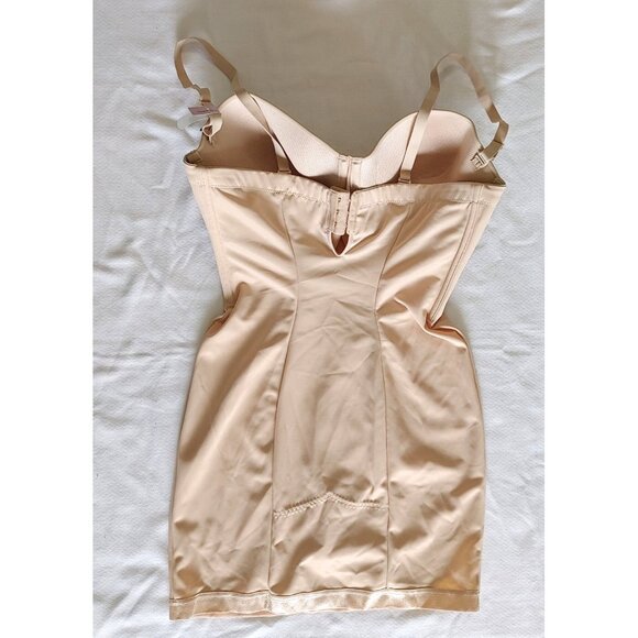 Maidenform Easy Up Firm Control Convertible Strapless Slip 38D Latte Lift NWOT - Picture 4 of 6